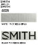 SMITH ߥ ŹSMITH ߥ ƥå ΡܡLOGO CUTTING STICKER åƥ󥰥ƥå 9cm顼2