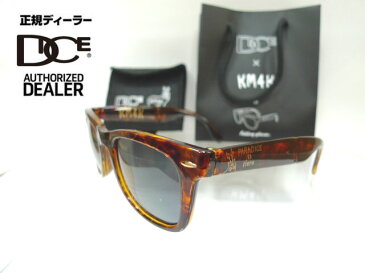 『DICE/ダイス×KM4K』カミ君コラボ【PARADICE GLASS/パラダイス　サングラス】カラー：PDG-01/DMBR(430)レンズカラー:偏光レンズ POLARIZED 偏光スモーク専用ポーチ付属。※こちら2cm以上になる為、メール便 ・小型宅配便 配送は不可