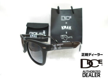 『DICE/ダイス×KM4K』カミ君コラボ【PARADICE GLASS/パラダイス　サングラス】カラー：02-MBK(071)レンズカラー:偏光レンズ POLARIZED 偏光スモーク※こちら2cm以上になる為、メール便 ・小型宅配便配送は不可です