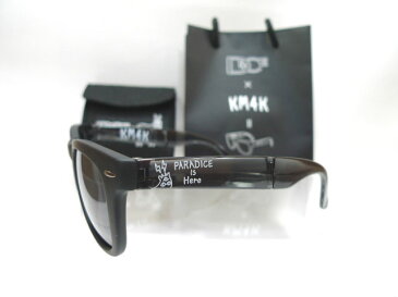 『DICE/ダイス×KM4K』カミ君コラボ【PARADICE GLASS/パラダイス　サングラス】カラー：02-MBK(071)レンズカラー:偏光レンズ POLARIZED 偏光スモーク※こちら2cm以上になる為、メール便 ・小型宅配便配送は不可です