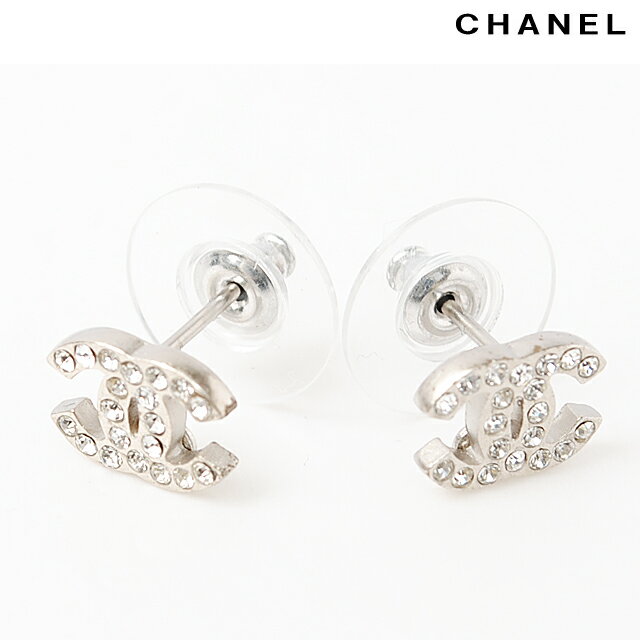シャネル　CHANEL　ピアス　A26210　CCマーク ラインストーン クリスタル/シルバー【未使用】【送料無料】