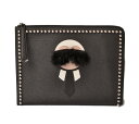 【先着5%OFFクーポン!対象ショップ限定3000円以上5/7まで】フェンディ カーリト クラッチバッグ/セカンドバッグ FENDI カール ラガーフェルド ブ...