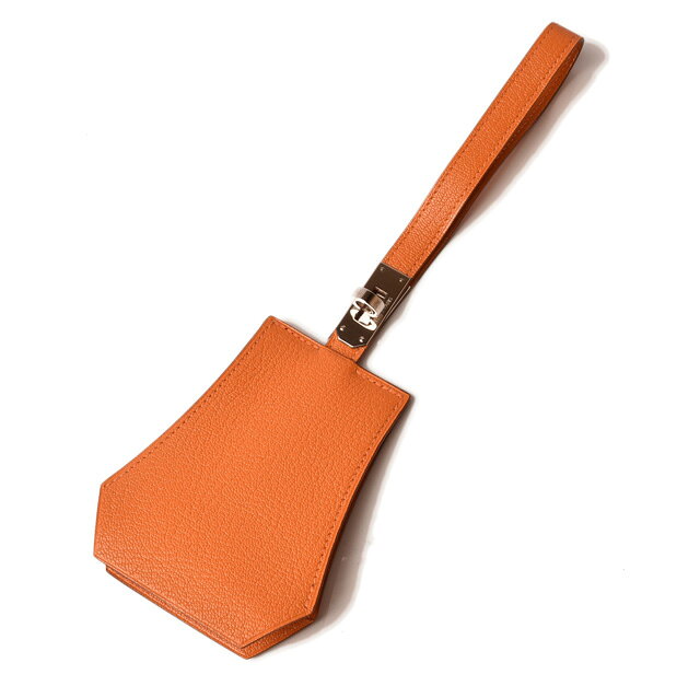 エルメス バッグチャーム HERMES クロシェット ケリークロシェット HERMES オレンジ 未使用【中古】のサムネイル