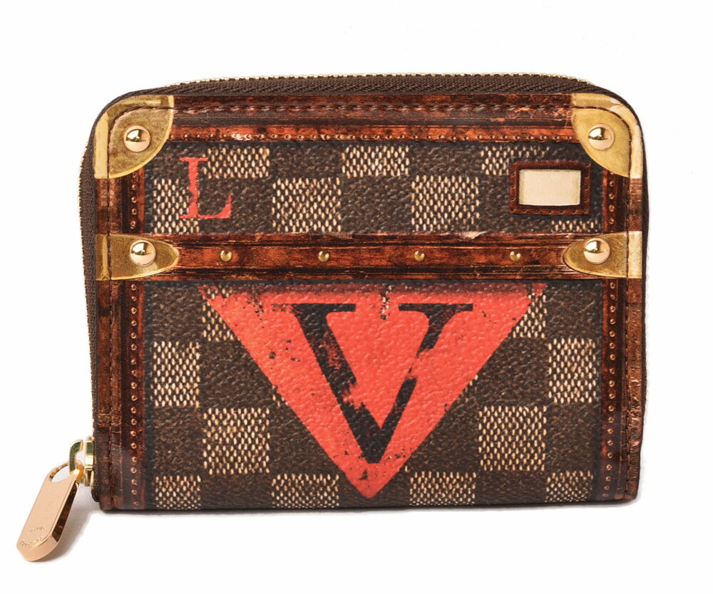 楽天Import Shop P.I.T.ルイヴィトン コインケース/カードケース 伊勢丹ストア限定 LOUIS VUITTON 折財布/ジッピー・コインパース トランクタイム M63834 未使用【中古】