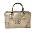 【先着!4/18から対象ショップ限定10%OFFクーポン】ロエベ ハンドバッグ LOEWE アマソナ36/AMAZONA 36 メタリックゴールド【中古】ギフト プレゼント