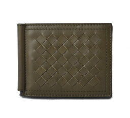 ボッテガヴェネタ マネークリップ ボッテガヴェネタ 財布/マネークリップ BOTTEGA VENETA 折財布/札入れ カーフ 123180 アーミーグリーン