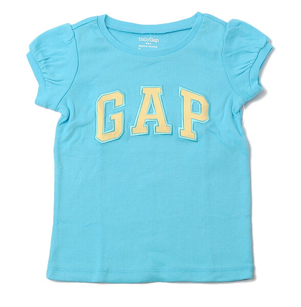 GAP ギャップ Tシャツ/トップス キッズ 女の子 出産祝い babyGAP KIDS ロゴ/ライトブルー