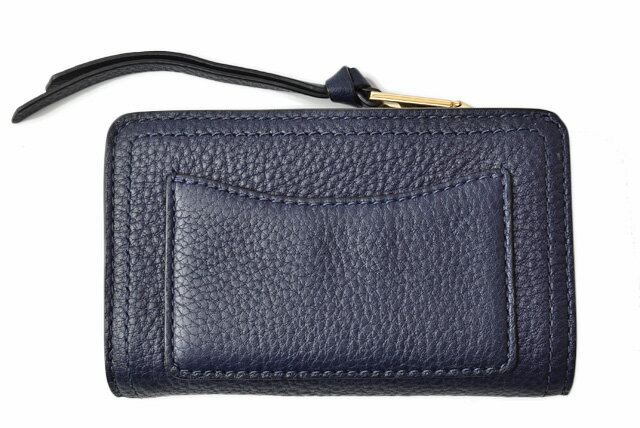 マークジェイコブス ミニ財布/ミニウォレット MARC JACOBS 折財布 ザ ソフトショット NAVY/ネイビー M0015120新生活