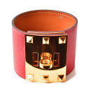【先着5%OFFクーポン!対象ショップ限定3000円以上5/21まで】エルメス バングル/ブレスレット HERMES エクストリーム ヴォーエプソン ルージュ/...