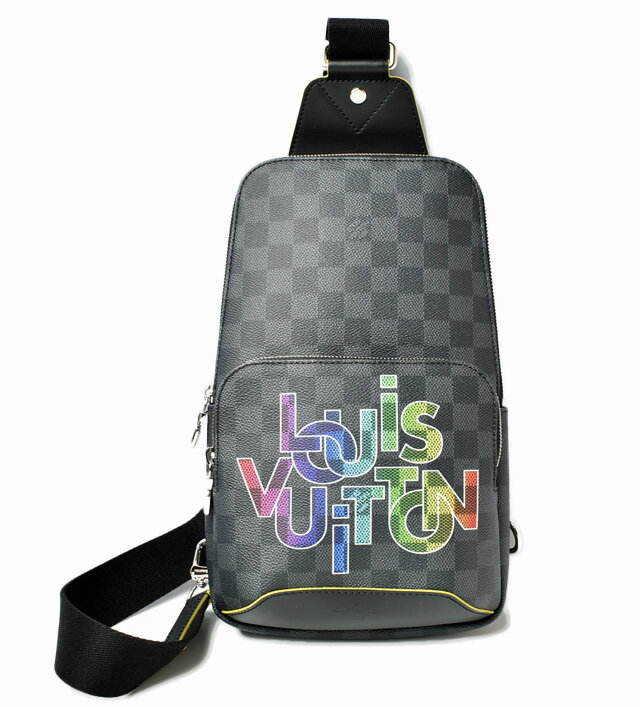 【中古】 LOUIS VUITTON ルイヴィトン 中古 バッグ ブランドバッグ 未使用 ショルダーバッグ/ボディバッグ メンズ アヴェニュー スリングバッグ ダミエグラフィット LVロゴプリント N40273 イエローのサムネイル