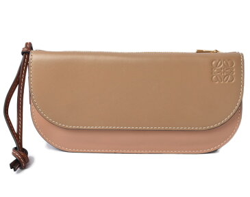 ロエベ 財布 LOEWE 長財布 GATE/ゲート コンチネンタル ウォレットカーフスキン ナチュラル/ベージュ【中古】