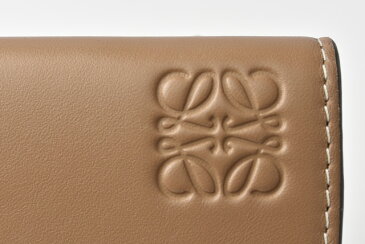 ロエベ 財布 LOEWE 長財布 GATE/ゲート コンチネンタル ウォレットカーフスキン ナチュラル/ベージュ【中古】