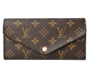 ルイヴィトン 財布/三つ折り LOUIS VUITTON 長財布 ポルトフォイユ・ジョゼフィーヌ　モノグラムライン ローズ・バレリーヌ　M41739 未使用【中古】