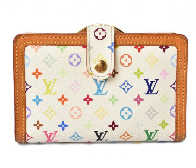 ルイヴィトン 財布 LOUIS VUITTON がま口財布/ポルトフォイユヴィエノワ M92987 ブロン マルチカラー