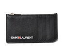 サンローラン コインケース/カードケース YSL SAINT LAURENT シップポーチ カーフレザー ブラック 458589