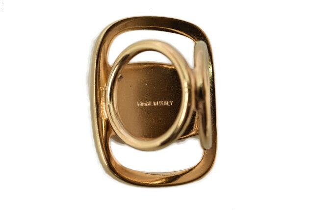 サルヴァトーレフェラガモ スカーフリング Salvatore Ferragamo スカーフ留め ヴァラ ゴールド 【中古】