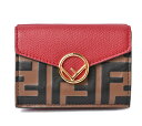 フェンディ アウトレット 財布/ミニ財布 FENDI 三つ折り財布エフ イズ フェンディ/F IS FENDI マイクロ 8M0395 ROSSO/レッド 未使用【中古】