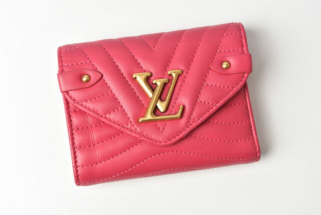 Import Shop P.I.T.のルイヴィトン 財布/三つ折り ニューウェーブ LOUIS VUITTON 3つ折 コンパクト・ウォレット レディース レザー フリージア M63821【中古】｜アングル2