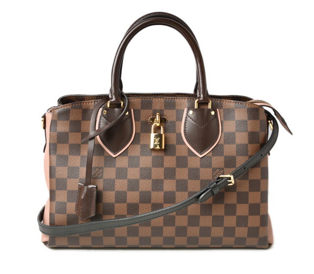 ルイヴィトン ハンドバッグ/ショルダーバッグ/2way LOUIS VUITTON バッグ ノルマンディ ダミエキャンバス トリヨンレザー マグノリア N41488