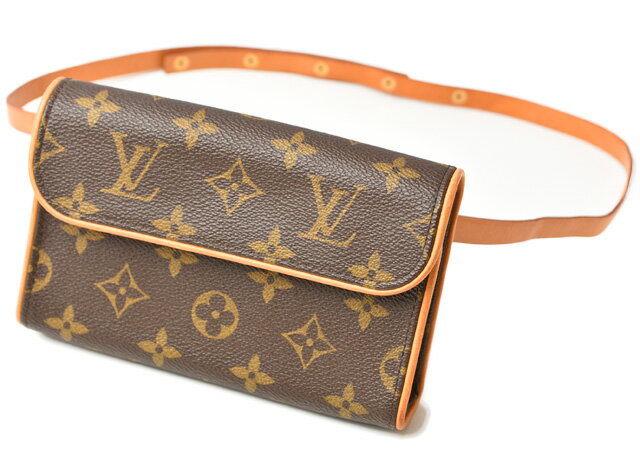 ルイヴィトン ウエストバッグ/ポーチ/ポシェット/小物入れ LOUIS VUITTON ポシェット フロランティーヌ 別売りベルトSサイズセット M51855 モノグラム【中古】