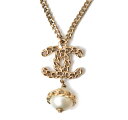 シャネル ネックレス/ペンダント CHANEL ココマーク/CC パールモチーフ ゴールド【中古】【期間限定!5%OFFクーポン対象】
