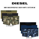 ディーゼル アンダーウェア 3枚セット DIESEL メンズ ボクサーパンツ 前閉じ カモフラ 下着
