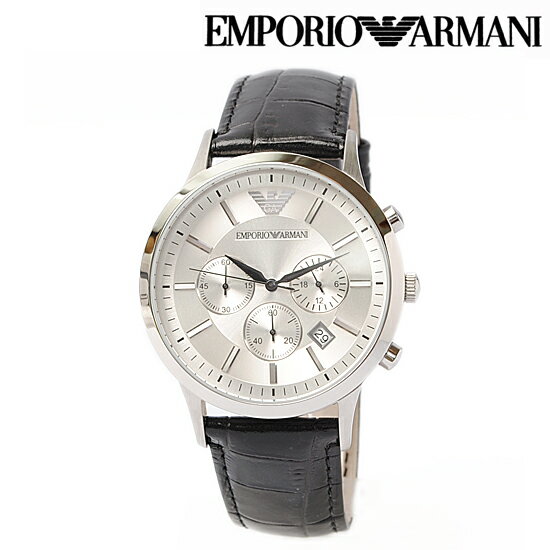 エンポリオ・アルマーニ 腕時計（メンズ） エンポリオ アルマーニ　メンズ腕時計 EMPORIO ARMANI Classic　クノログラフ　ブラック　AR2432