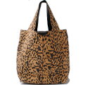ジバンシー トートバッグ GIVENCHY スエード地/ラムスキン ヒョウ柄/レオパード【中古】