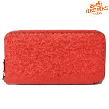 エルメス 財布 HERMES 長財布/アザップ シルクイン ヴォーエプソン/シルク 占星術 ローズジャイプール【中古】新生活