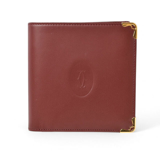 カルティエ 折財布/二つ折り財布 ヴィンテージ Cartier メンズ財布 マスト ドゥ カ...