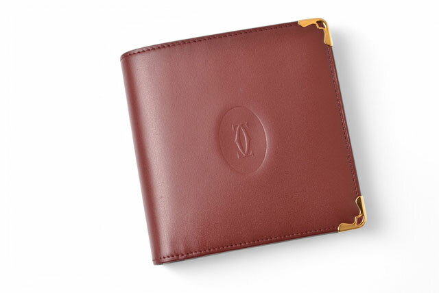 カルティエ 折財布/二つ折り財布 ヴィンテージ Cartier メンズ財布 マスト ドゥ カ...