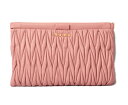 ミュウミュウ クラッチバッグ/ポーチ miumiu マテラッセ ライトピンク/ORCHIDEA RP0390【中古】(4)