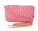 ミュウミュウ ショルダーバッグ/クラッチバッグ/ポーチ 3way miumiu MATELASSE'/マテラッセ 5BC892 FUXIA/フクシア【中古】【リユースブランドクーポン】対象ショップ枚数限定!