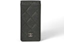 シャネル iPhoneケース 5/5S/SE第1世代 CHANEL キャビアスキン ブラック/ブラック【中古】【お買い物マラソン限定★最大2,000円OFFクーポン】