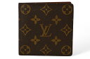 ルイヴィトン 財布 モノグラム 二つ折り ヴィンテージ LOUIS VUITTON 折財布 ポルト ビエ カルト クレディ モネ M61665【中古】