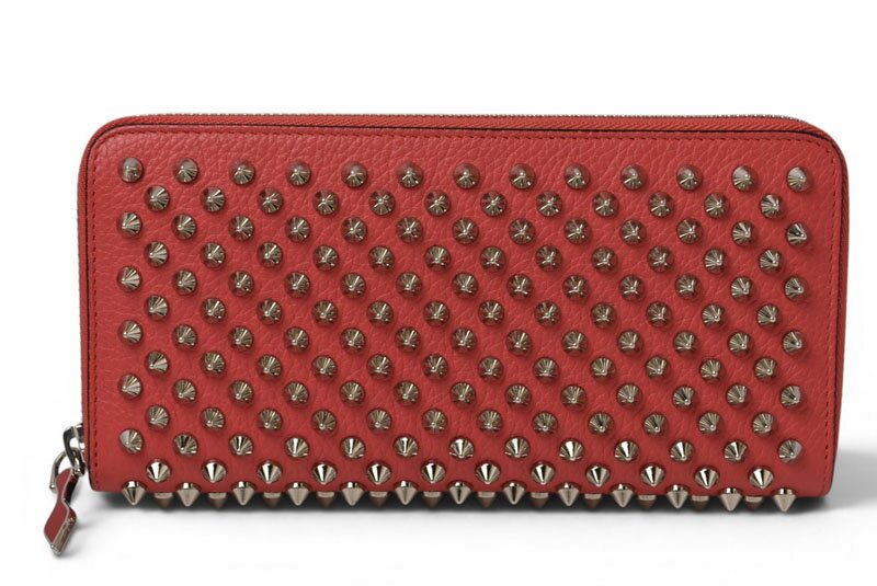 クリスチャンルブタン 財布 Christian louboutin 長財布/Panettone Zipped ベゴニア/シルバー 1185059