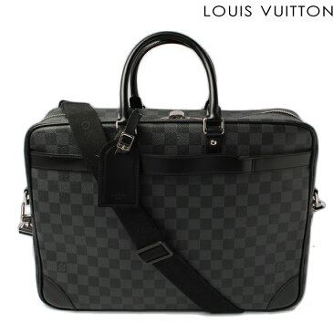 ルイヴィトン　LOUIS VUITTON ビジネスバッグ/ポルトドキュマン　ヴォワヤージュGM　N41123　ダミエ・グラフィット【中古】