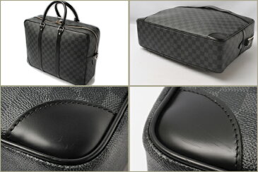 ルイヴィトン LOUIS VUITTON ビジネスバッグ/ポルトドキュマン ヴォワヤージュGM N41123 ダミエ・グラフィット【中古】