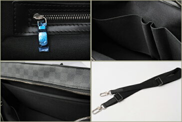 ルイヴィトン LOUIS VUITTON ビジネスバッグ/ポルトドキュマン ヴォワヤージュGM N41123 ダミエ・グラフィット【中古】