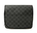 【中古】 LOUIS VUITTON ルイヴィトン バッグ ブランドバッグ トラベルポーチ/クラッチバッグ トゥルースサスペンダブル N41419 ダミエ グラフィット