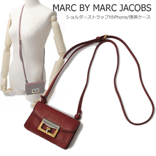 マーク ジェイコブス ポシェット レディース マークバイマークジェイコブス MARC BY MARC JACOBS IDケース/小物入れ/ミニポシェット　ストラップ付　 ワイン/CHIANTI　M3112476