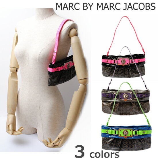 MARC BY MARC JACOBS　マークバイマークジェイコブス　クラッチバッグ/アクセサリーポーチ　ネオンカラー/ロゴ　M382095