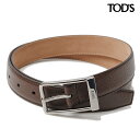 トッズ ベルト TOD'S 型押しレザー ライトブラウン XCMCPU20100DOUS804 サイズ90