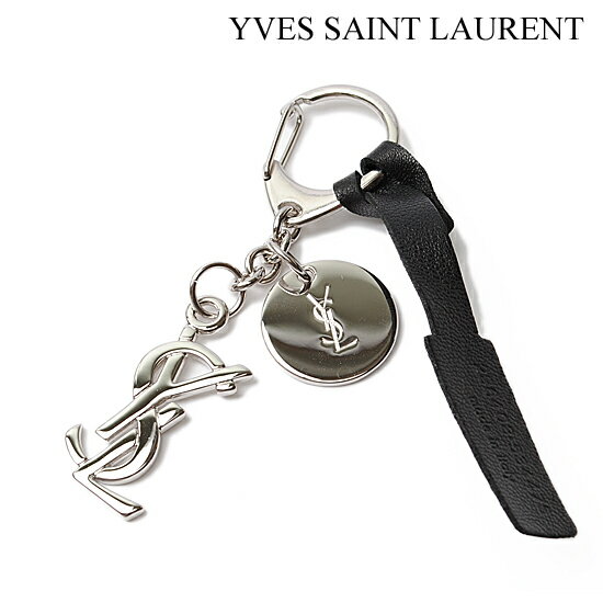 【楽天市場】Yves Saint Laurent イヴ・サンローラン キーホルダー/チャーム メタルプレート シルバー 286408