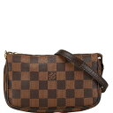中古 ルイヴィトン アクセソワール ダミエ アクセサリーポーチ N58009 ブラウン Aランク レディース LOUIS VUITTON あす楽【送料無料】【三...