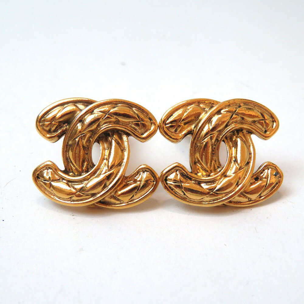 楽天ブランド　リッツ【絶対お得!!クーポンあり＆10％OFF】中古 シャネル ココマーク イヤリング メッキ ABランク ゴールド アクセサリー 小物 レディース CHANEL あす楽【送料無料】【三田店】