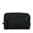 中古 グッチ セカンドバッグ クラッチバッグ 014 1130 ナイロン レザー ABランク ブラック レディース GUCCI あす楽【送料無料】【三田店】