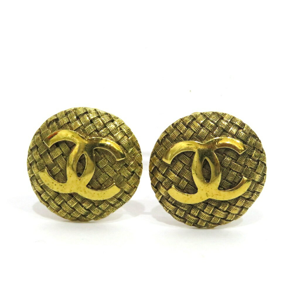 楽天ブランド　リッツ【絶対お得!!クーポンあり＆10％OFF】中古 シャネル 小物 マトラッセ ココマーク イヤリング ABランク ヴィンテージ 2/9 GP CHANEL レディース あす楽【送料無料】【名谷店】