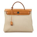 中古 美品 エルメス エールバッグジップ31 ナチュラル U刻印 2022年製造 Aランク HERMES レディース あす楽【送料無料】【西神店】