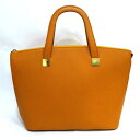 【絶対お得!!クーポンあり&10%OFF】中古 セリーヌ バッグ ハンドバッグ ABランク レザー オレンジ ゴールド金具 レディース CELINE あす楽【送料無料】【西神店】